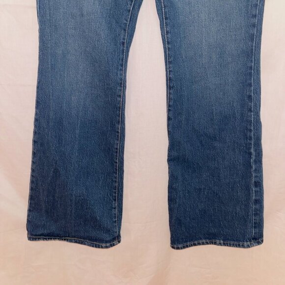 Universal Thread Dark Wash Denim High Rise Flare Jeans size 10 - Picture 4 of 7
